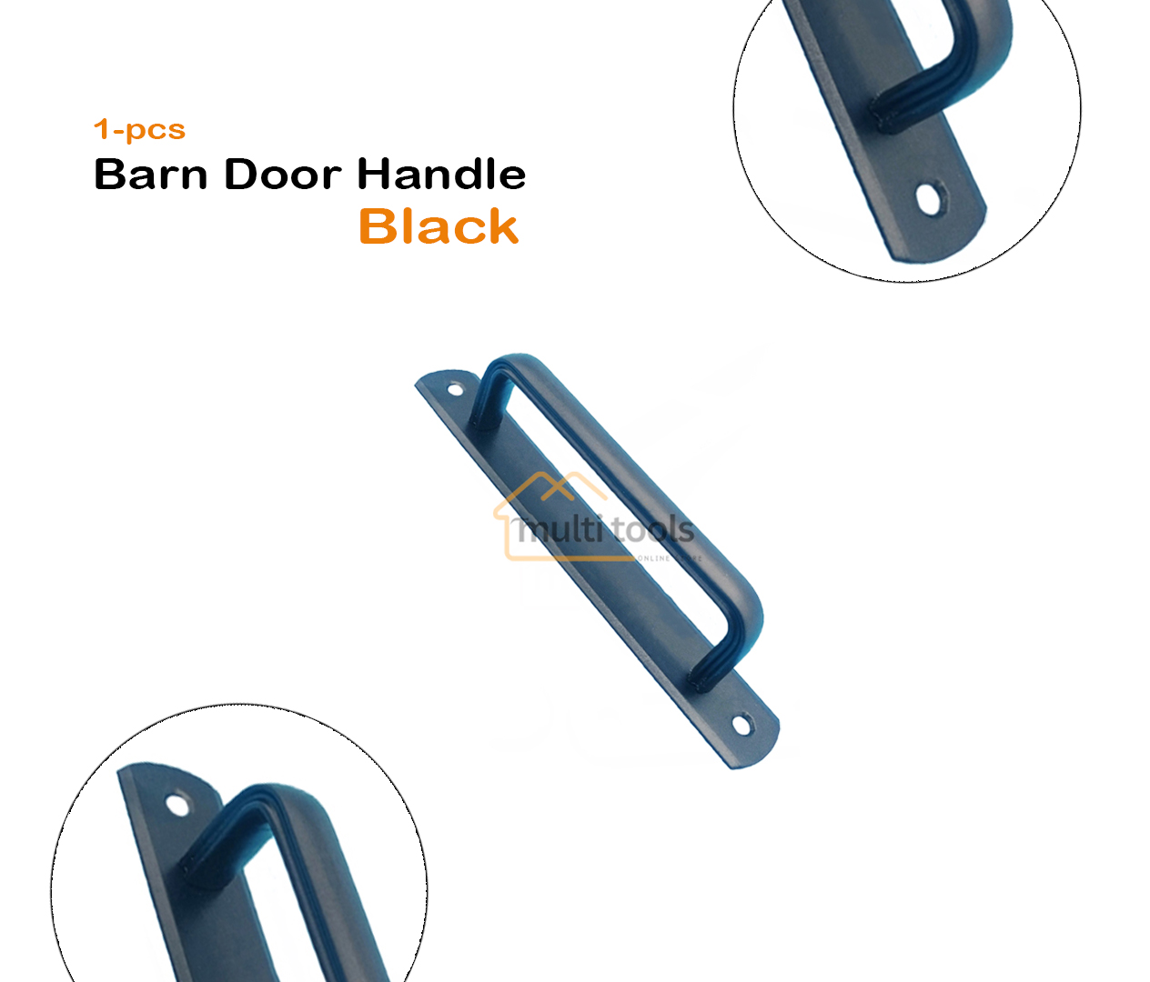 Barn Door Handle [Black]